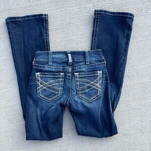 Ariat 25R R.E.A.L. Mid Rise Stretch Entwined Boot Cut Jeans 10017510